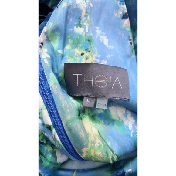 Theia ANTOINETTE V NECK GOWN US14 - Picture 11 of 11